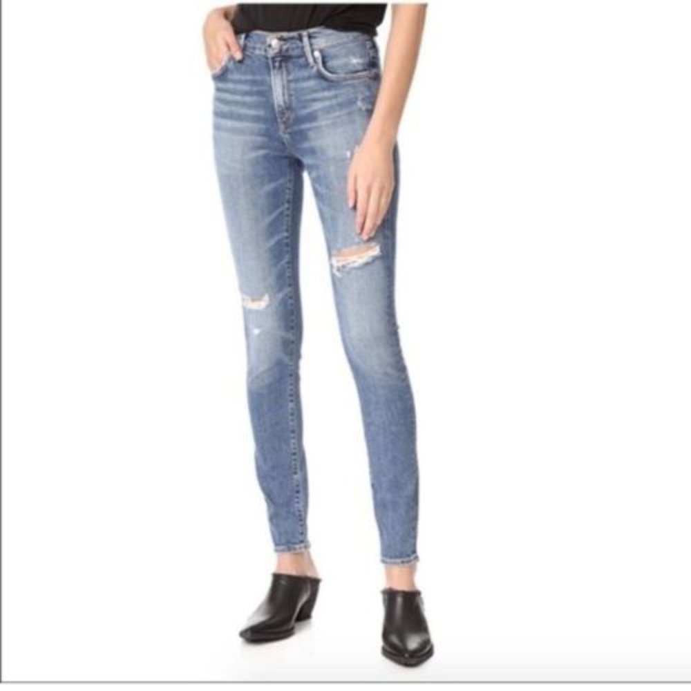 Agolde High Rise Skinny Jeans